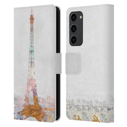 Aimee Stewart Landscapes Paris Color Splash Leather Book Wallet Case Cover For Samsung Galaxy S23+ 5G