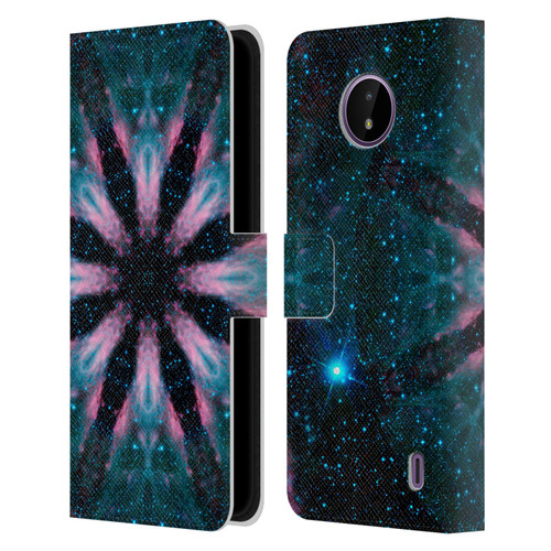 Aimee Stewart Mandala Galactic Leather Book Wallet Case Cover For Nokia C10 / C20