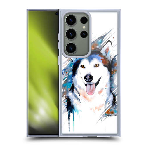 Pixie Cold Animals Husky Soft Gel Case for Samsung Galaxy S23 Ultra 5G