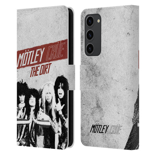 Motley Crue Key Art The Dirt Leather Book Wallet Case Cover For Samsung Galaxy S23+ 5G
