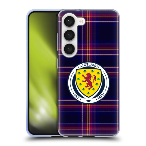 Scotland National Football Team Logo 2 Tartan Soft Gel Case for Samsung Galaxy S23 5G