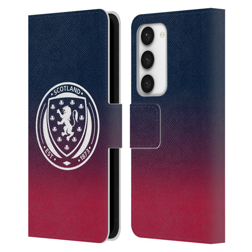 Scotland National Football Team Logo 2 Gradient Leather Book Wallet Case Cover For Samsung Galaxy S23 5G