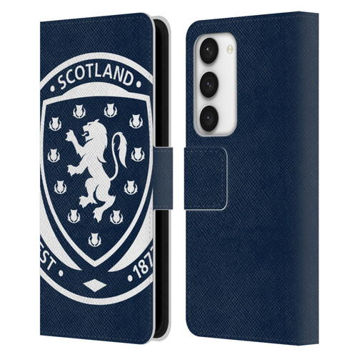 Scotland National Football Team Logo 2 Oversized Leather Book Wallet Case Cover For Samsung Galaxy S23 5G