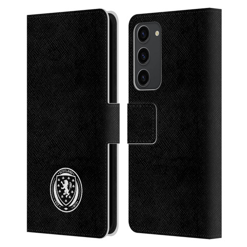 Scotland National Football Team Logo 2 Plain Leather Book Wallet Case Cover For Samsung Galaxy S23+ 5G