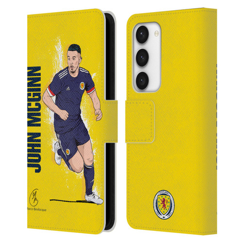 Scotland National Football Team Players John McGinn Leather Book Wallet Case Cover For Samsung Galaxy S23 5G