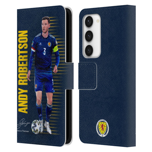 Scotland National Football Team Players Andy Robertson Leather Book Wallet Case Cover For Samsung Galaxy S23 5G
