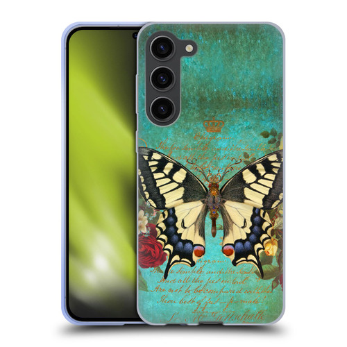 Jena DellaGrottaglia Insects Butterfly Garden Soft Gel Case for Samsung Galaxy S23+ 5G