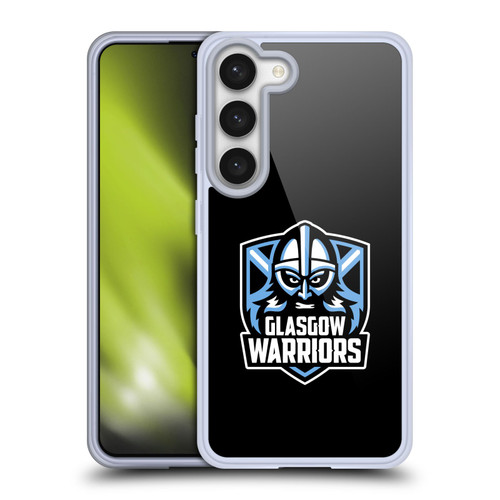 Glasgow Warriors Logo Plain Black Soft Gel Case for Samsung Galaxy S23 5G