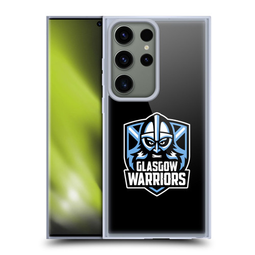 Glasgow Warriors Logo Plain Black Soft Gel Case for Samsung Galaxy S23 Ultra 5G