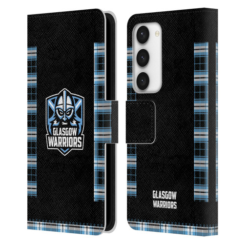 Glasgow Warriors 2020/21 Crest Kit Home Leather Book Wallet Case Cover For Samsung Galaxy S23 5G