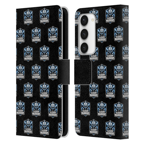 Glasgow Warriors Logo 2 Patterns Leather Book Wallet Case Cover For Samsung Galaxy S23 5G