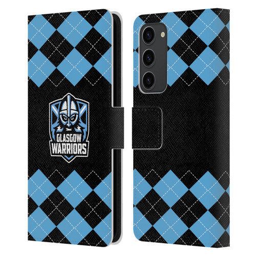 Glasgow Warriors Logo 2 Argyle Leather Book Wallet Case Cover For Samsung Galaxy S23+ 5G
