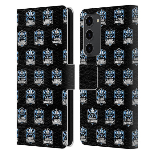 Glasgow Warriors Logo 2 Patterns Leather Book Wallet Case Cover For Samsung Galaxy S23+ 5G
