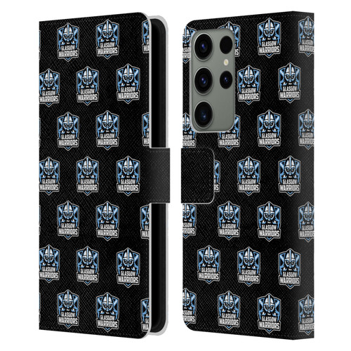 Glasgow Warriors Logo 2 Patterns Leather Book Wallet Case Cover For Samsung Galaxy S23 Ultra 5G