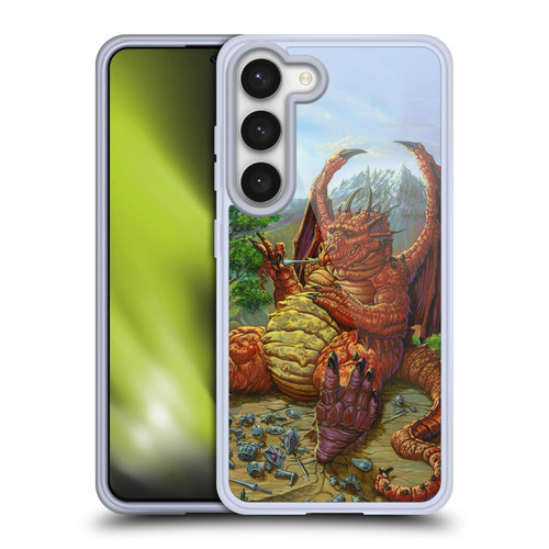 Ed Beard Jr Dragons Lunch With A Toothpick Soft Gel Case for Samsung Galaxy S23 5G