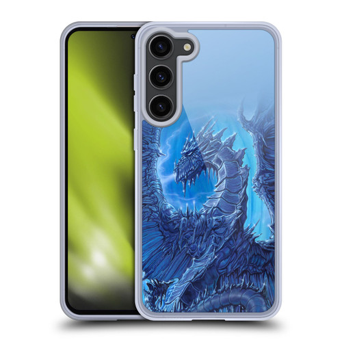 Ed Beard Jr Dragons Glacier Soft Gel Case for Samsung Galaxy S23+ 5G