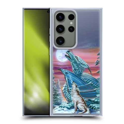 Ed Beard Jr Dragons Moon Song Wolf Moon Soft Gel Case for Samsung Galaxy S23 Ultra 5G