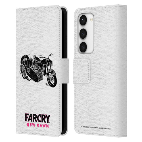 Far Cry New Dawn Graphic Images Sidecar Leather Book Wallet Case Cover For Samsung Galaxy S23 5G