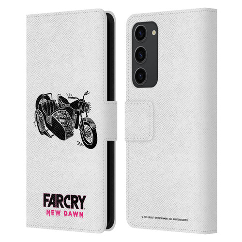 Far Cry New Dawn Graphic Images Sidecar Leather Book Wallet Case Cover For Samsung Galaxy S23+ 5G