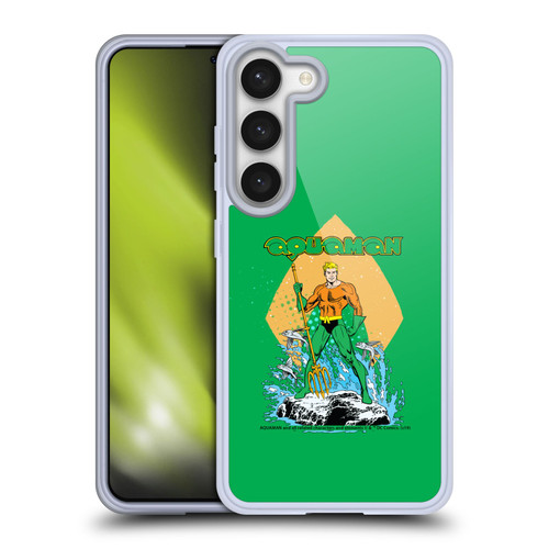 Aquaman DC Comics Fast Fashion Trident Soft Gel Case for Samsung Galaxy S23 5G