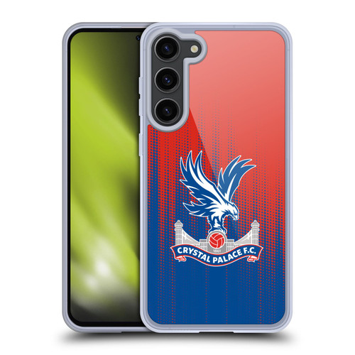 Crystal Palace FC Crest Halftone Soft Gel Case for Samsung Galaxy S23+ 5G & MagSafe