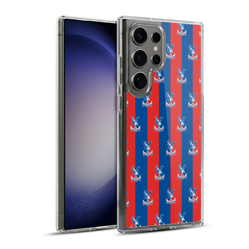 Crystal Palace FC Crest Pattern Soft Gel Case for Samsung Galaxy S23 Ultra 5G & MagSafe