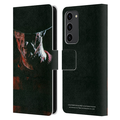 A Nightmare On Elm Street (1984) Graphics Freddy Leather Book Wallet Case Cover For Samsung Galaxy S23+ 5G