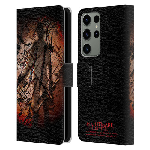 A Nightmare On Elm Street (2010) Graphics Freddy Boiler Room Leather Book Wallet Case Cover For Samsung Galaxy S23 Ultra 5G