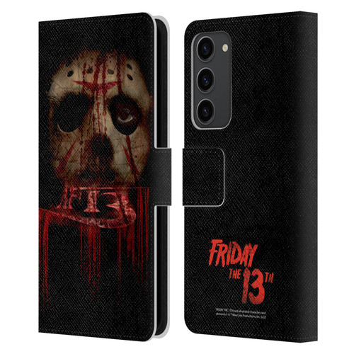 Friday the 13th 2009 Graphics Jason Voorhees Leather Book Wallet Case Cover For Samsung Galaxy S23+ 5G