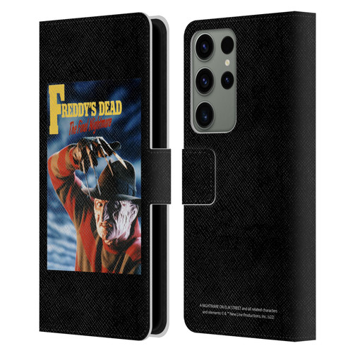 A Nightmare On Elm Street: Freddy's Dead Graphics Poster Leather Book Wallet Case Cover For Samsung Galaxy S23 Ultra 5G