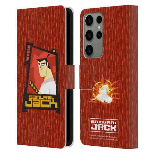 Samurai Jack Graphics Character Art 2 Leather Book Wallet Case Cover For Samsung Galaxy S23 Ultra 5G