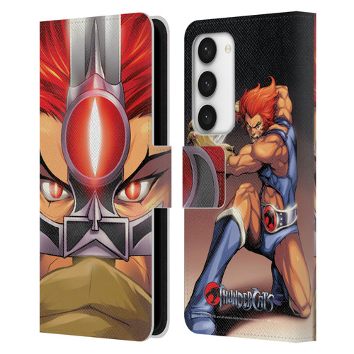 Thundercats Graphics Lion-O Leather Book Wallet Case Cover For Samsung Galaxy S23 5G