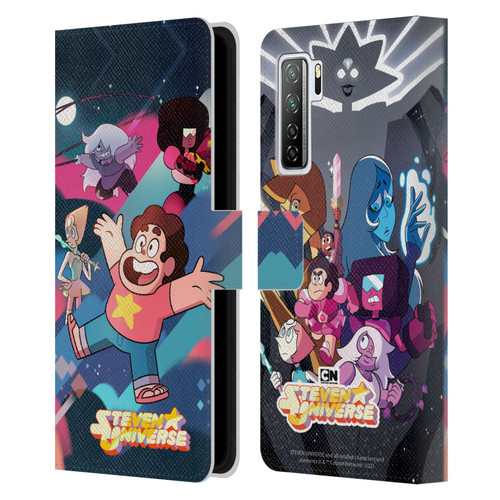 Steven Universe Graphics Characters Leather Book Wallet Case Cover For Huawei Nova 7 SE/P40 Lite 5G