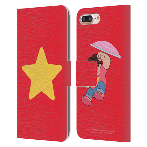 Steven Universe Graphics Logo Leather Book Wallet Case Cover For Apple iPhone 7 Plus / iPhone 8 Plus