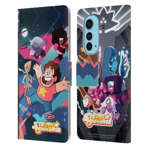 Steven Universe Graphics Characters Leather Book Wallet Case Cover For Motorola Edge (2022)