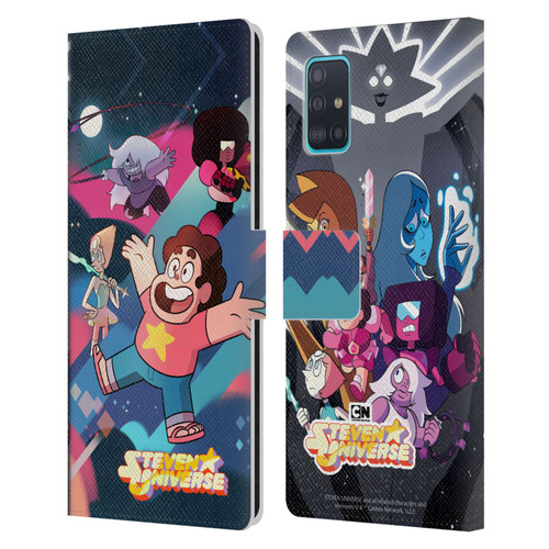 Steven Universe Graphics Characters Leather Book Wallet Case Cover For Samsung Galaxy A51 (2019)