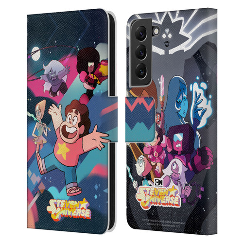 Steven Universe Graphics Characters Leather Book Wallet Case Cover For Samsung Galaxy S22+ 5G