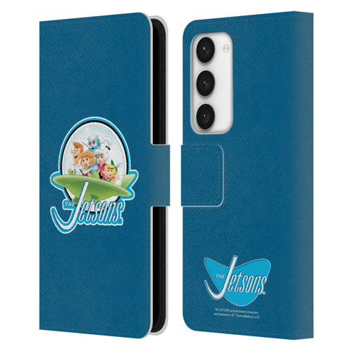The Jetsons Graphics Logo Leather Book Wallet Case Cover For Samsung Galaxy S23 5G