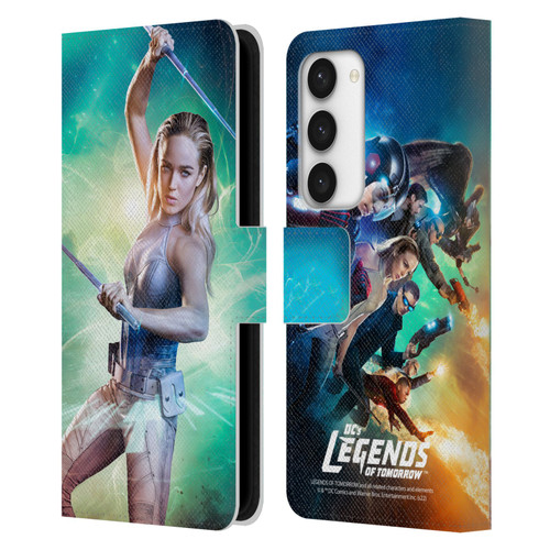Legends Of Tomorrow Graphics Sara Lance Leather Book Wallet Case Cover For Samsung Galaxy S23 5G