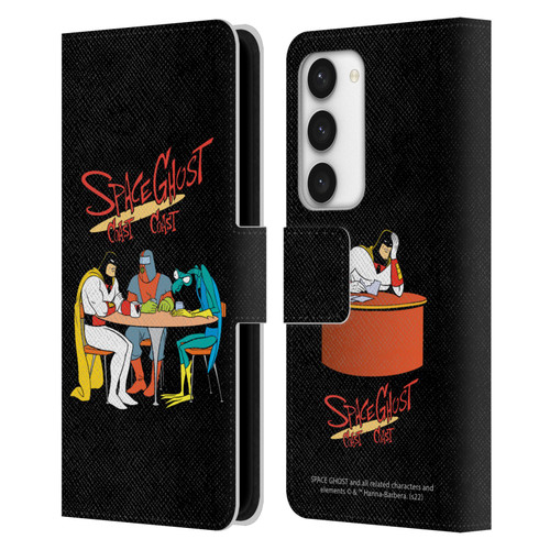 Space Ghost Coast to Coast Graphics Group Leather Book Wallet Case Cover For Samsung Galaxy S23 5G
