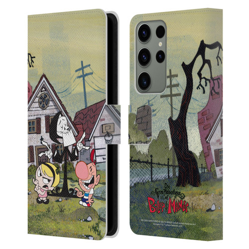 The Grim Adventures of Billy & Mandy Graphics Poster Leather Book Wallet Case Cover For Samsung Galaxy S23 Ultra 5G