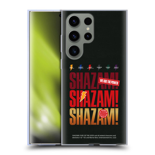 Shazam!: Fury Of The Gods Graphics Logo Soft Gel Case for Samsung Galaxy S23 Ultra 5G