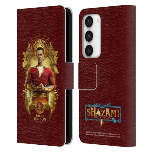 Shazam!: Fury Of The Gods Graphics Billy Leather Book Wallet Case Cover For Samsung Galaxy S23 5G