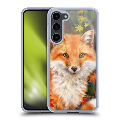 Kayomi Harai Animals And Fantasy Fox With Autumn Leaves Soft Gel Case for Samsung Galaxy S23+ 5G