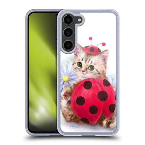 Kayomi Harai Animals And Fantasy Kitten Cat Lady Bug Soft Gel Case for Samsung Galaxy S23+ 5G