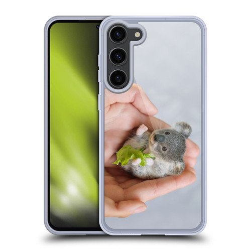 Pixelmated Animals Surreal Pets Baby Koala Soft Gel Case for Samsung Galaxy S23+ 5G