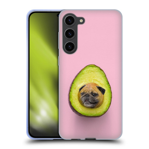 Pixelmated Animals Surreal Pets Pugacado Soft Gel Case for Samsung Galaxy S23+ 5G