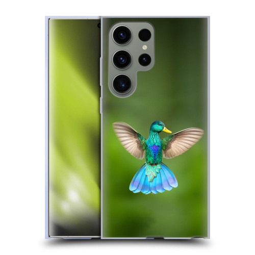Pixelmated Animals Surreal Wildlife Quaking Bird Soft Gel Case for Samsung Galaxy S23 Ultra 5G