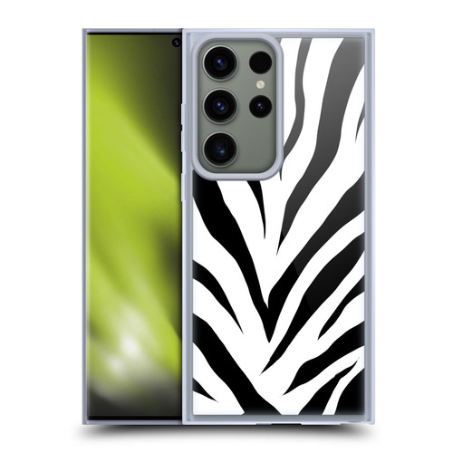 Grace Illustration Animal Prints Zebra Soft Gel Case for Samsung Galaxy S23 Ultra 5G