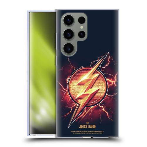Justice League Movie Logos The Flash 2 Soft Gel Case for Samsung Galaxy S23 Ultra 5G